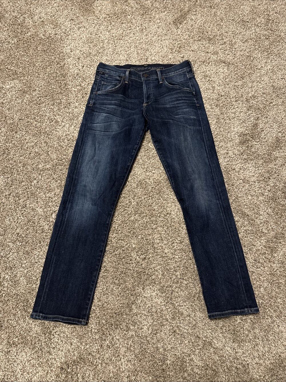 Citizens Of Humanity Jeans Womens 25 Emerson Slim Boyfriend Button Fly Faded USA
